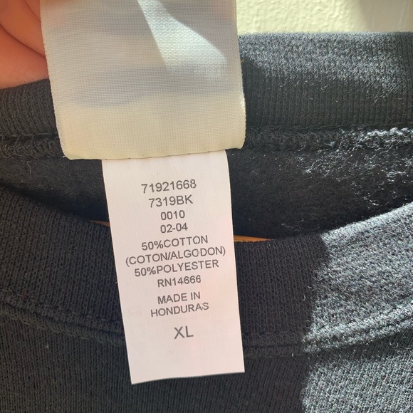 Vintage Y2K Lee heavyweight sweatshirt The black Hole Oakland black size XL - Picture 5 of 15